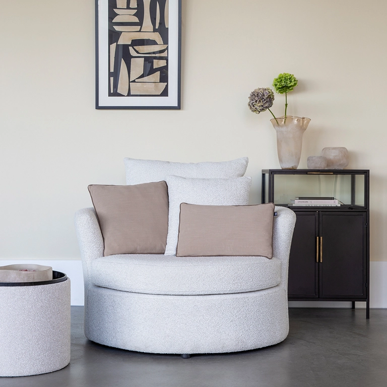 Teelichthalter Coco 12cm - beige