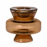 Teelichthalter Luna 15cm - amber