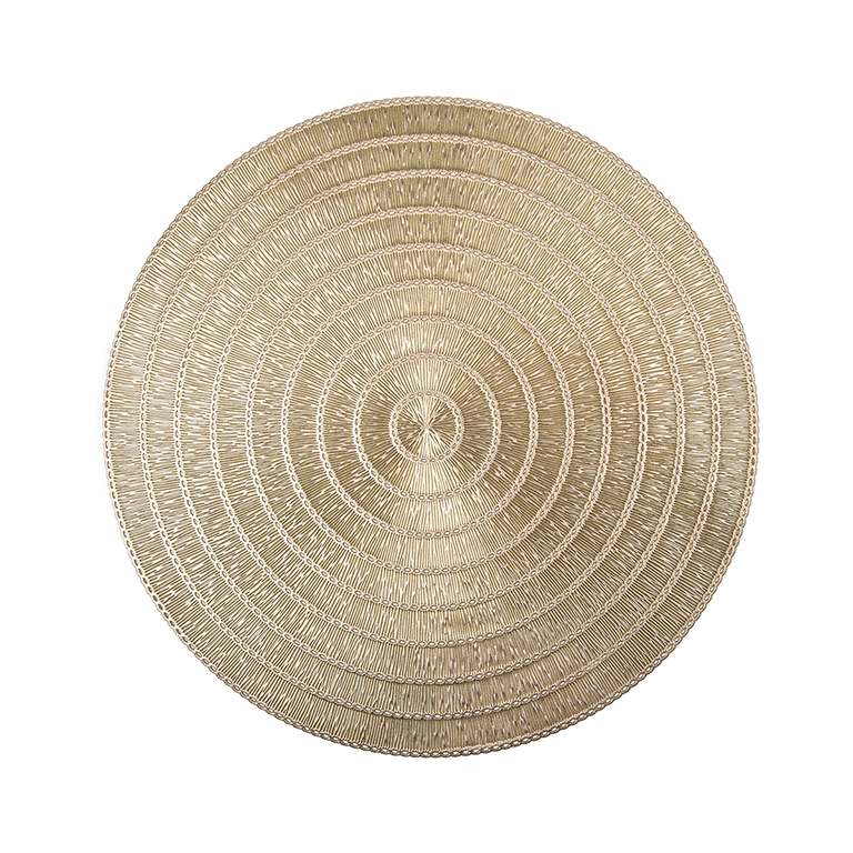 Tischsets Set aus 4 Gold