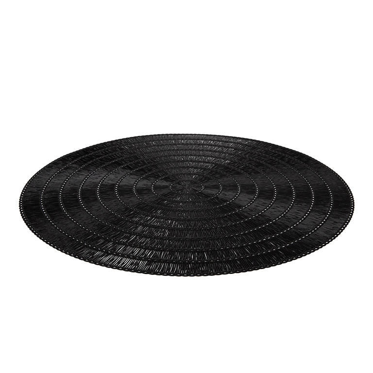 Tischsets Set aus 4 Schwarz