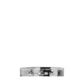 Tischuhr Luton Ø40cm silber