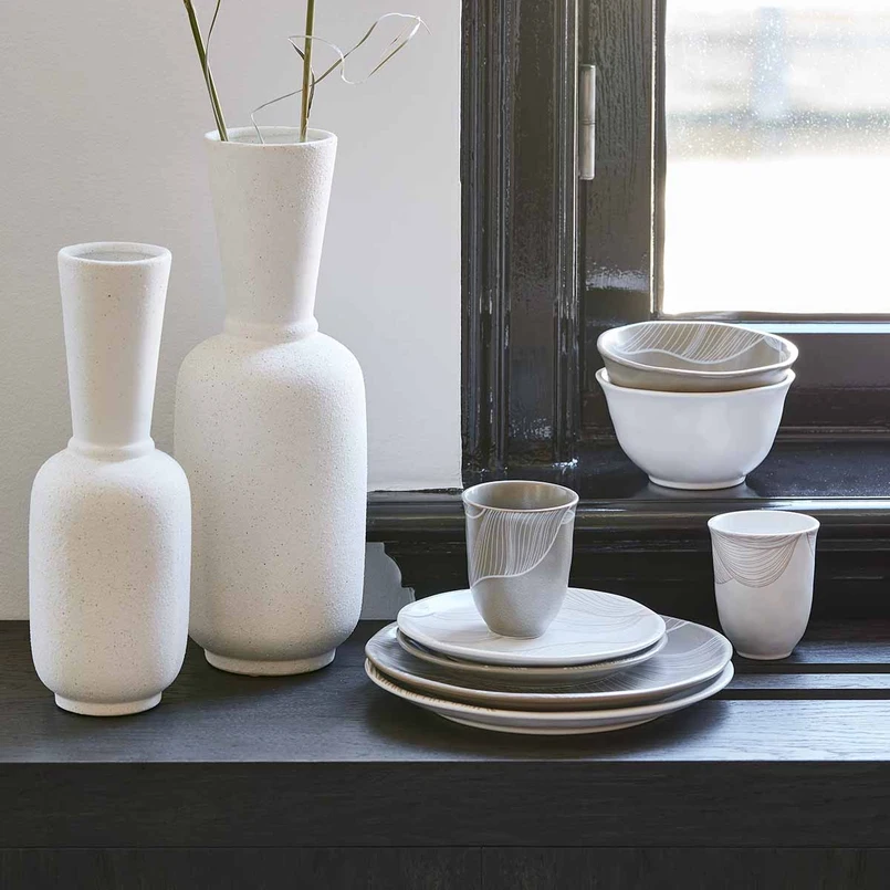 Vase Alicante 40cm matt white
