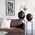 Vase Granada 50cm mokka