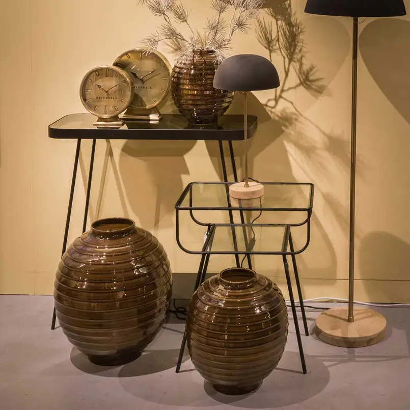 Vase Granada 50cm mokka