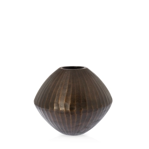 Vase Hailey round M - bronze