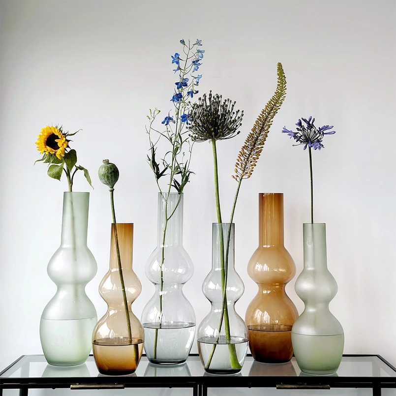 Vase Louis 55cm - amber