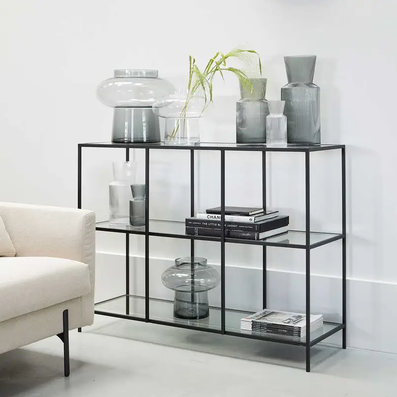 Vase Lune 25 cm clear