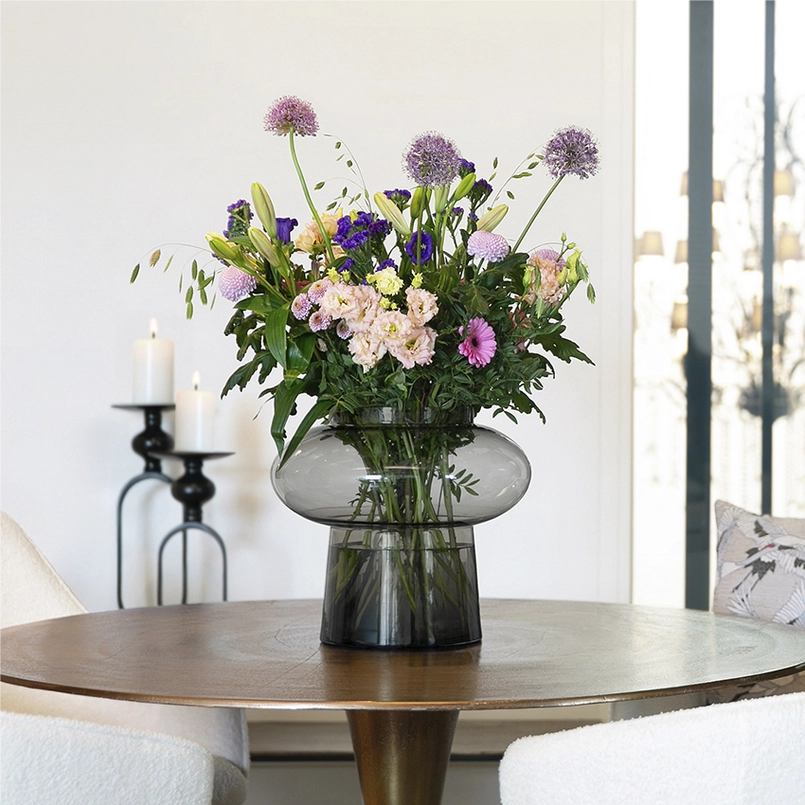 Vase Lune 35 cm black