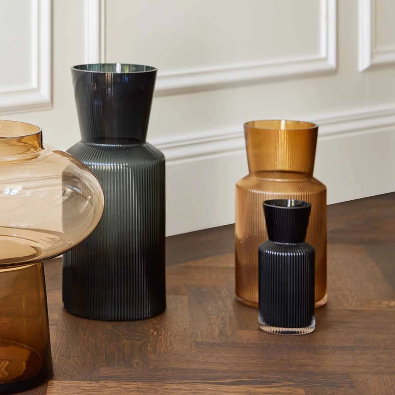 Vase Lune 40 cm black
