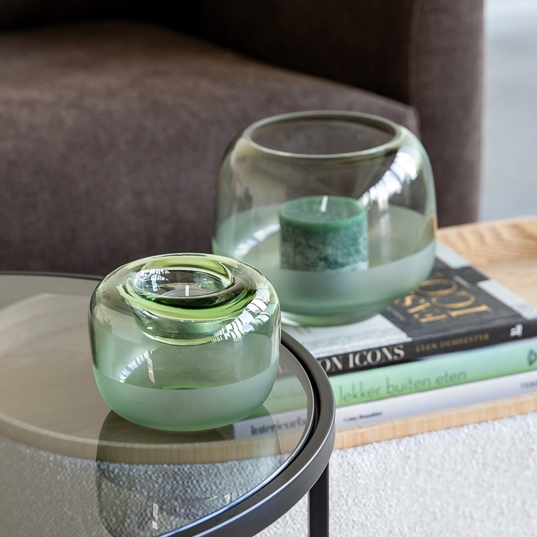 Votive Coco 12cm - green