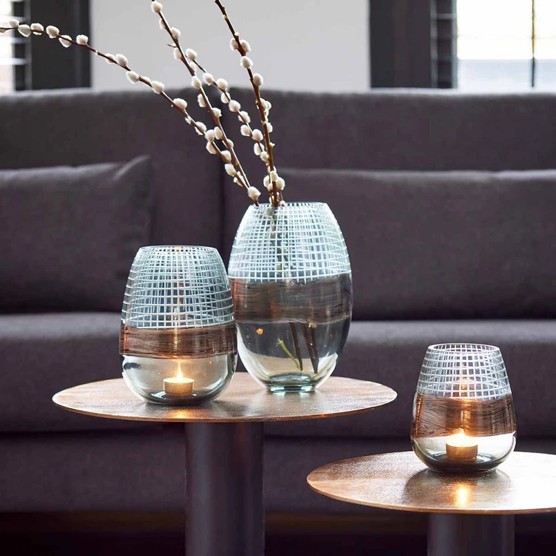 Votive Fin 20cm - gray