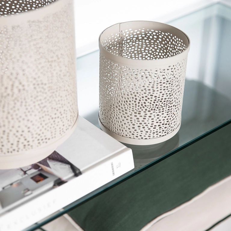 Votive Ivy 16cm - beige