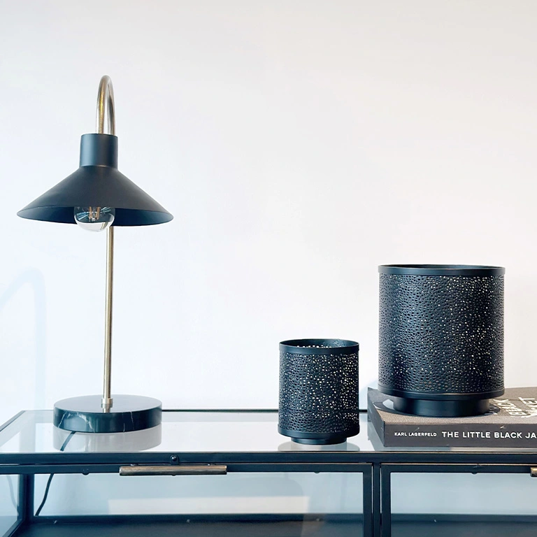 Votive Ivy 16cm - black
