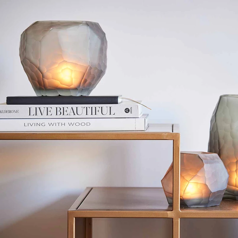 Votive Ylse 18cm - gray