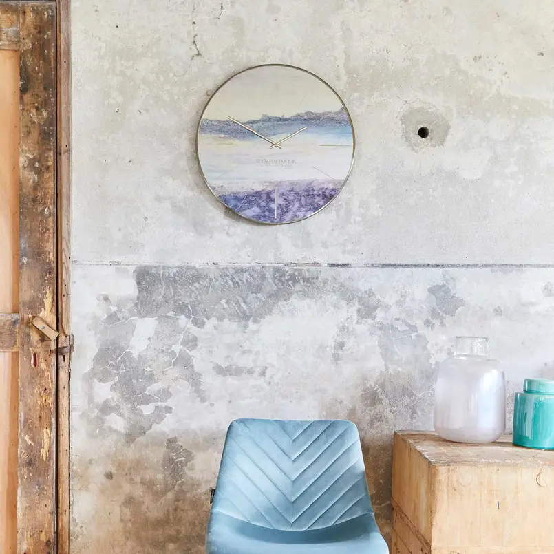 Wall clock Brixton Ø30cm metallic