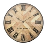 Wall clock Nate Ø60cm brown