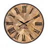 Wall clock Nate Ø75cm brown