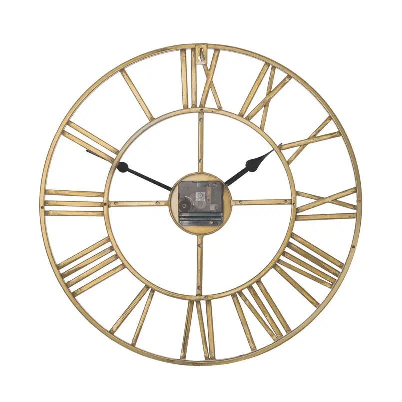 Wall clock Wales Ø70cm gold