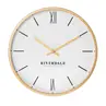 Wandklok Ferro Ø53cm goud
