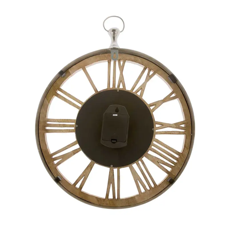 Wanduhr Luton Ø70cm silber