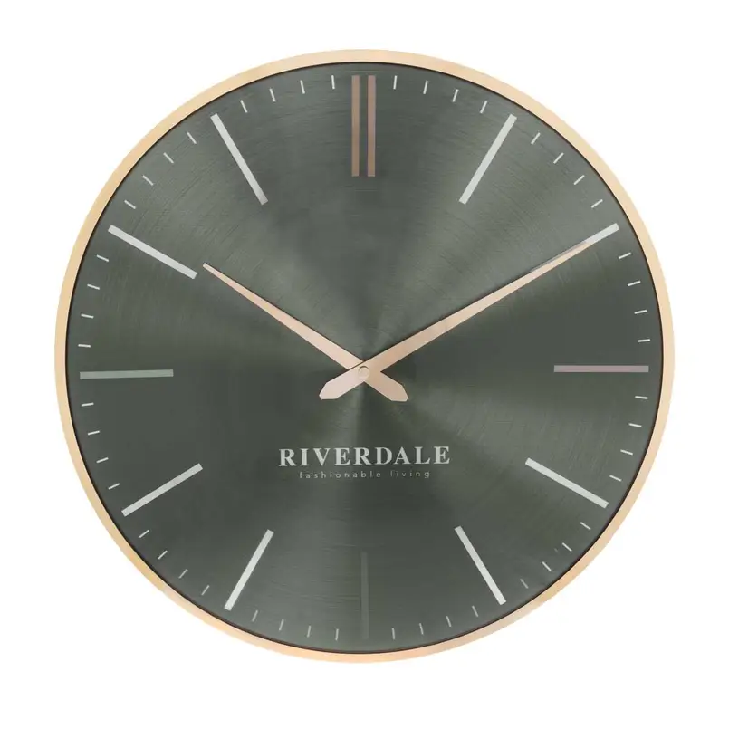 Wanduhr Milena Ø40cm austerngrün