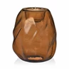 Waxinelichthouder Lena 16cm - amber