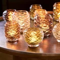 Waxinelichthouder Sem 8cm - terra