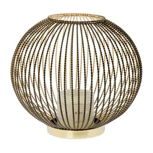 Windlicht Ise H25cm schwarz