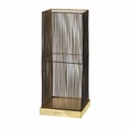 Windlicht Ise quadrat 50cm schwarz
