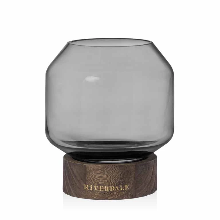 Windlicht Lucy 18cm smoke